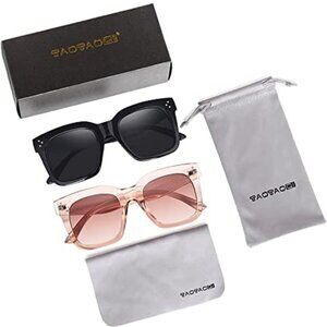 TAOTAOQI Vintage Women Oversized Sunglasses Designer Luxury Square Sun Glasses